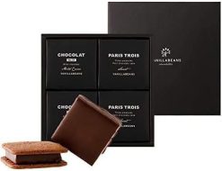 VANILLABEANS (バニラビーンズ) ショーコラ & パリトロ (4個入) セット チョコレート ギフト お菓子 (手提げ袋付き 個包装) 詰め合わせ 菓子折り お返し プレゼント 手土産 ご褒美 スイーツ チョコサンド