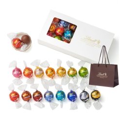 【Lindt公式】リンツ Lindt チョコレート リンドール テイスティングセット ピック&ミックス 母の日 ギフト 16個入 推し活 手提げ袋付き ショッピングバッグS付
